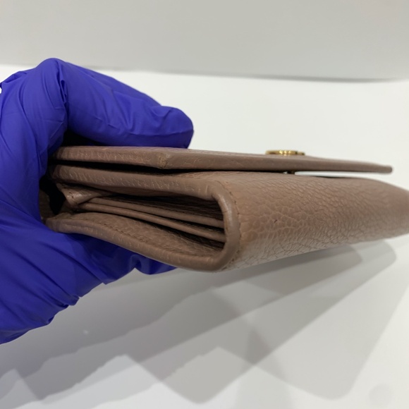 Gucci Pink Guccissima GG Clutch Sku#85436(Gently used,snap loose, missing strap) - Picture 8 of 15